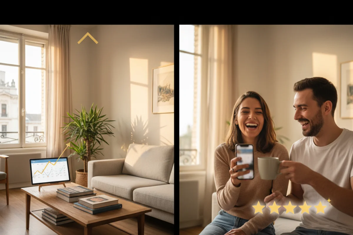 amélioration notes Airbnb